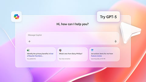 Microsoft disponibiliza gratuitamente o GPT-5 da OpenAI no Copilot