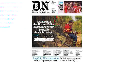Leia aqui o DN desta quarta-feira, 13 de agosto