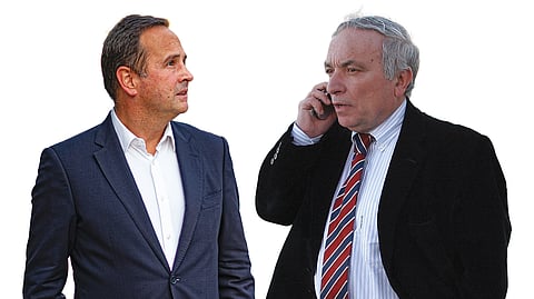 Fernando Medina e Joaquim Morão