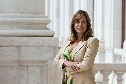 Teresa Caeiro na Assembleia da República