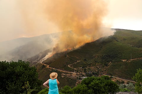 Incêndio no município de Arganil