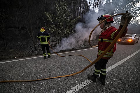  Fogo em Chaves com frente ativa é combatido por quase 200 operacionais