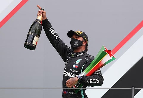 Lewis Hamilton venceu em Portimão em 2020 e 2021