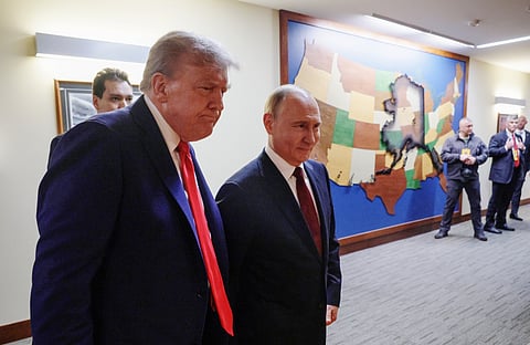 O chefe de Estado norte-americano saudou “um grande e muito bem sucedido dia no Alasca” com Putin.