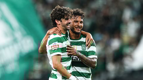 Francisco Trincão e Luis Suárez estiveram em destaque numa noite de goleada.