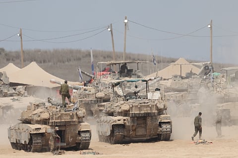 “Manteremos o ímpeto da operação, concentrando-nos na cidade de Gaza”, declarou Eyal Zamir, durante uma visita no terreno à Faixa de Gaza.