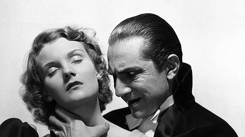 'Drácula' (1931): Helen Chandler e Bela Lugosi.