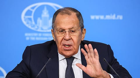 O ministro russo dos Negócios Estrangeiros, Sergei Lavrov