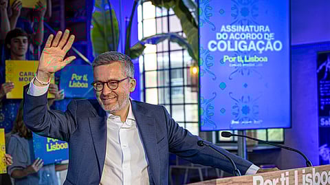 Carlos Moedas recandidata-se a um segundo mandato na Câmara de Lisboa, desta vez com a Iniciativa Liberal integrada na sua coligação.