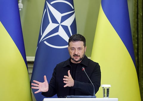 Zelensky destaca valor de paz segura e justa no Dia da Independência
