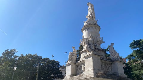Estátua de Colombo, em Génova