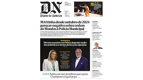 Os títulos do DN desta segunda-feira