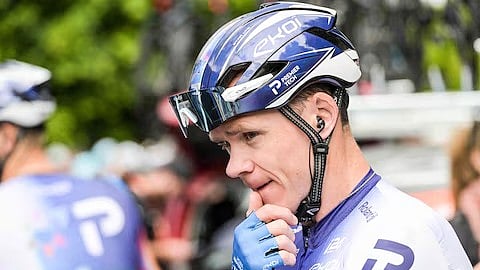 Chris Froome tem 40 anos.