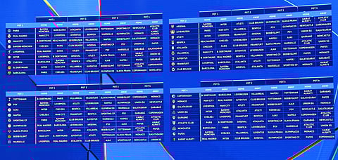 Benfica e Sporting com dois tubarões e um bombom cada no sorteio da 'Champions’