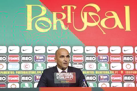 Roberto Martínez, treinador da seleção.