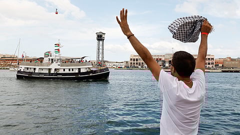 Flotilha humanitária já partiu com destino a Gaza. Veja as imagens