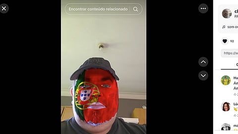 Perfil tinha várias publicações nacionalistas.