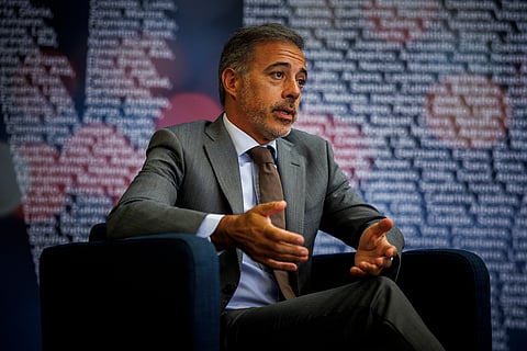 Pedro Duarte durante a entrevista ao DN, a publicar na íntegra no dia 8 de setembro