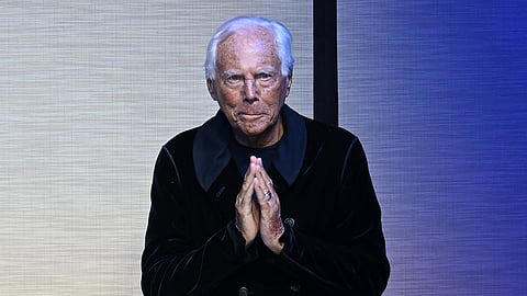 Morreu Giorgio Armani, famoso estilista italiano. Tinha 91 anos