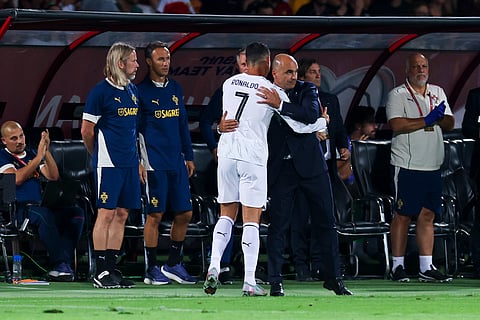 "É um sinal do Diogo Jota o nosso capitão marcar um golo ao minuto 21”, afirmou Roberto Martínez.
