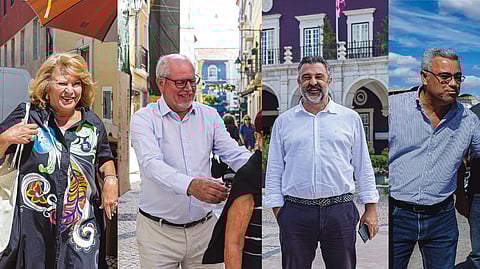 Maria das Dores Meira (independente apoiada pelo PSD e CDS), André Martins (CDU), António Cachaço (Chega) e Fernando José (PS) acreditam que sairão vencedores a 12 de outubro.