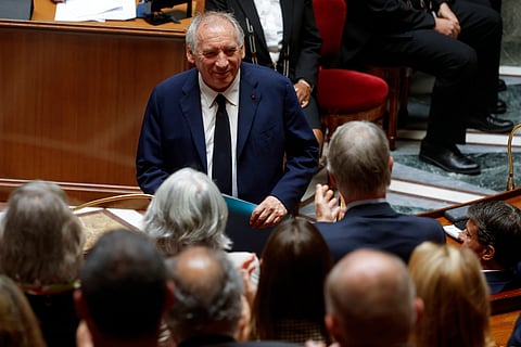 Bayrou discursou durante cerca de 40 minutos na Assembleia Nacional. 