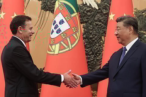 Montenegro lembrou o papel da China durante a crise financeira portuguesa.