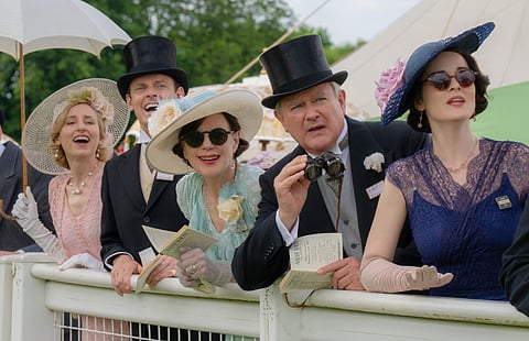 Elizabeth McGovern, Hugh Bonneville, Michelle Dockery: o fim da era Crawley.