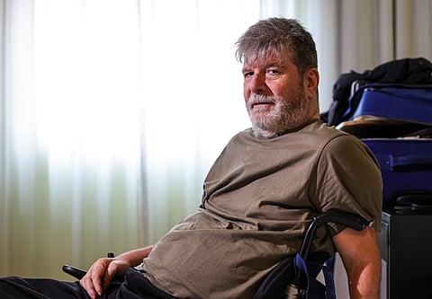 Marcelo Rubens Paiva em Lisboa no mês de julho.