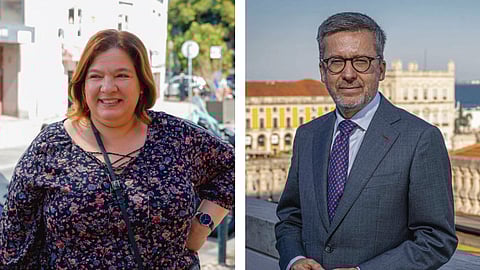 Alexandra Leitão (PS-Livre-Bloco de Esquerda-PAN) procura impedir o segundo mandato de Carlos Moedas (PSD-CDS-Iniciativa Liberal).
