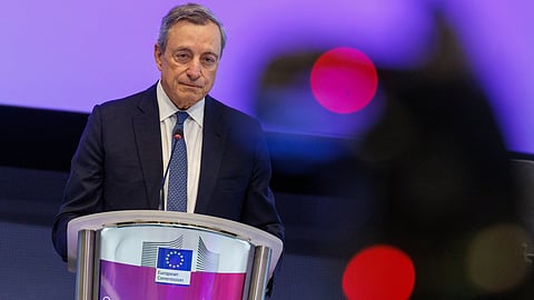 Mario Draghi, antigo primeiro-ministro italiano e presidente do Banco Central Europeu