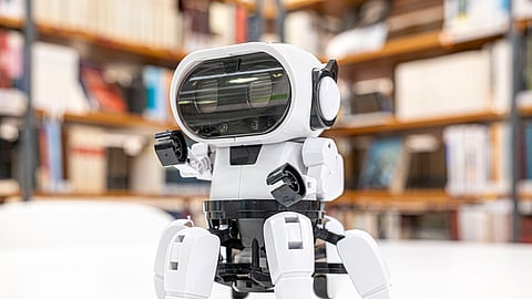 'Chipz', um dos integrantes da Roboteca do Goethe-Institut Lisboa.