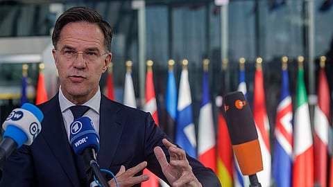 O secretário-geral da NATO, Mark Rutte