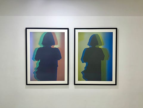 Obra de Maria José Palla na Galeria Graça Brandão.