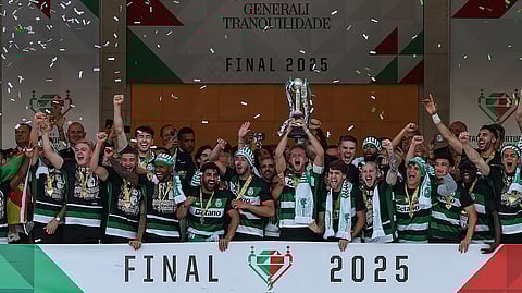 Sporting foi o campeão na última temporada. 