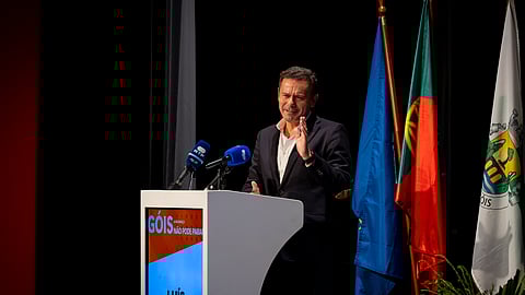 Luís Montenegro discursou em Góis.