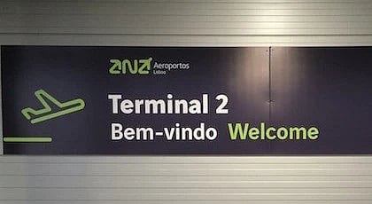 Terminal 2 do aeroporto de Lisboa