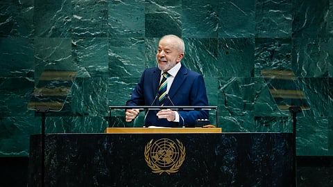 Lula cruzou-se com Trump na ONU.