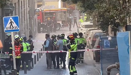 Pelo menos três feridos e quatro desaparecidos em desabamento de prédio no centro de Madrid