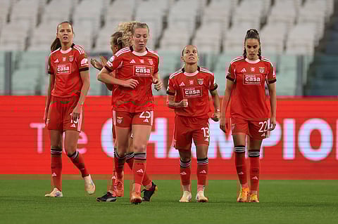 Golo nos instantes finais dita derrota do Benfica em casa da Juventus na estreia na Champions feminina 
