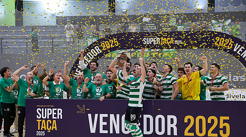 Sporting conquista Supertaça de hóquei em patins pela terceira vez