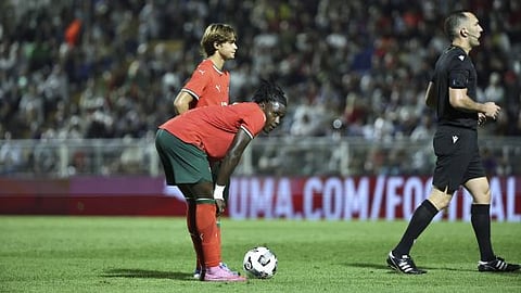 Rodrigo Mora e Geovany Quenda