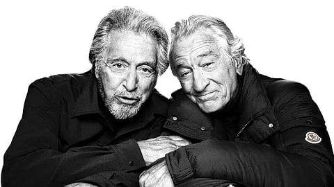 Octogenários Robert De Niro e Al Pacino protagonistas de campanha de moda