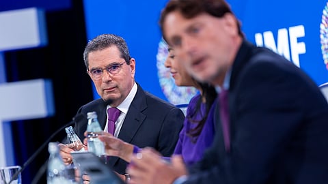 Vítor Gaspar, diretor do departamento de assuntos orçamentais, no FMI. Washington, 15 de outubro de 2025.