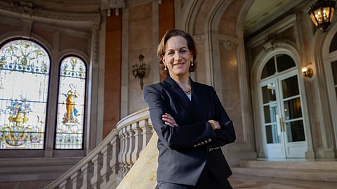 Anne Applebaum esteve em Lisboa e foi também a Óbidos participar no Fólio.