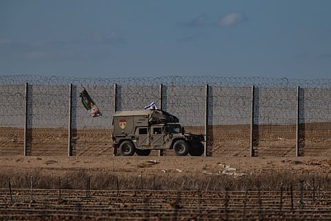 Fronteira entre Gaza e Israel. 