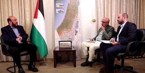 Mohammed Nazzal em entrevista à Ahmed Jadallah e Andrew Mills