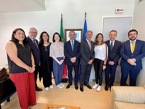 Emídio Sousa em visita no mês de julho em Recife, transformado em um consulado-geral.