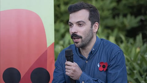 O deputado do Livre Jorge Pinto anuncia candidatura presidencial.