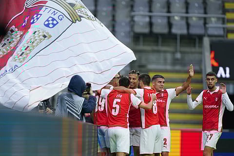Sp. Braga vence na receção ao Estrela Vermelha e segue firme na liderança da fase de liga da Liga Europa